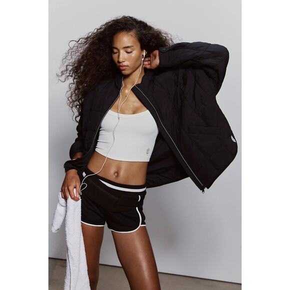 Free People FP Movement / Pippa Puffer Jacket / Women's XS / Black / OB1053648 - Picture 8 of 9